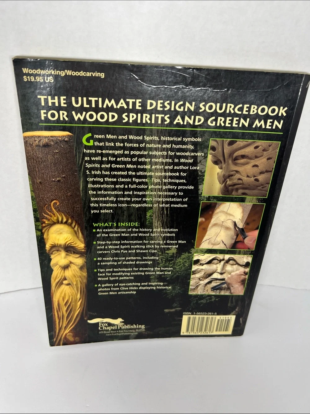 Wood Spirits and Green Men Book - Green Cover
